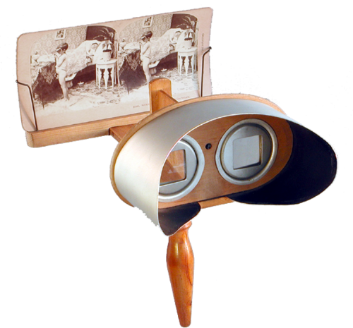 A Holmes stereoscope, 1861